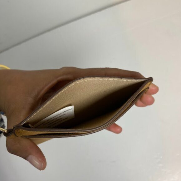 Nanette Lepore Women's Tan Card Case Wallet Small - Picture 5 of 6